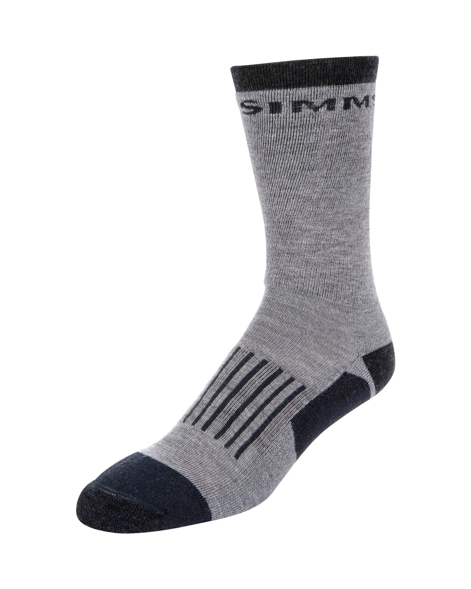 Simms Merino Midweight Hiker Sock Men's in Steel Grey